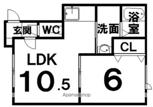 ベルエットRTS【2階】の間取り